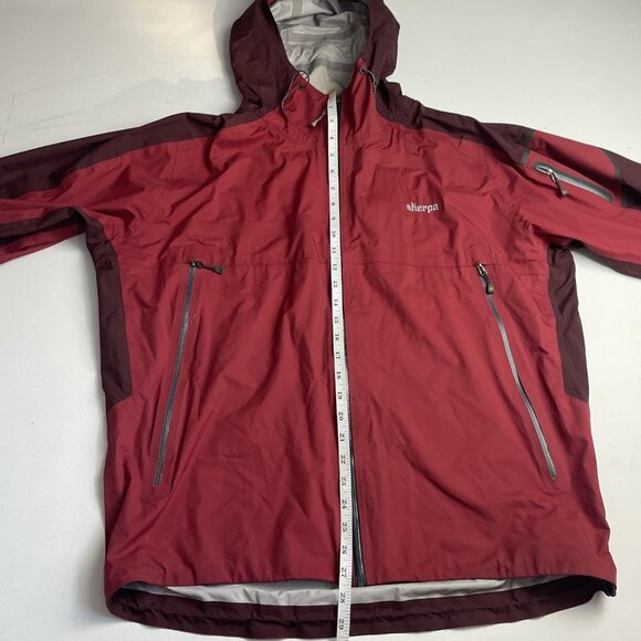 Sherpa Adventure Gear Full Zip Mens M Shell Pullover Parka Rain Jacket - Picture 11 of 16